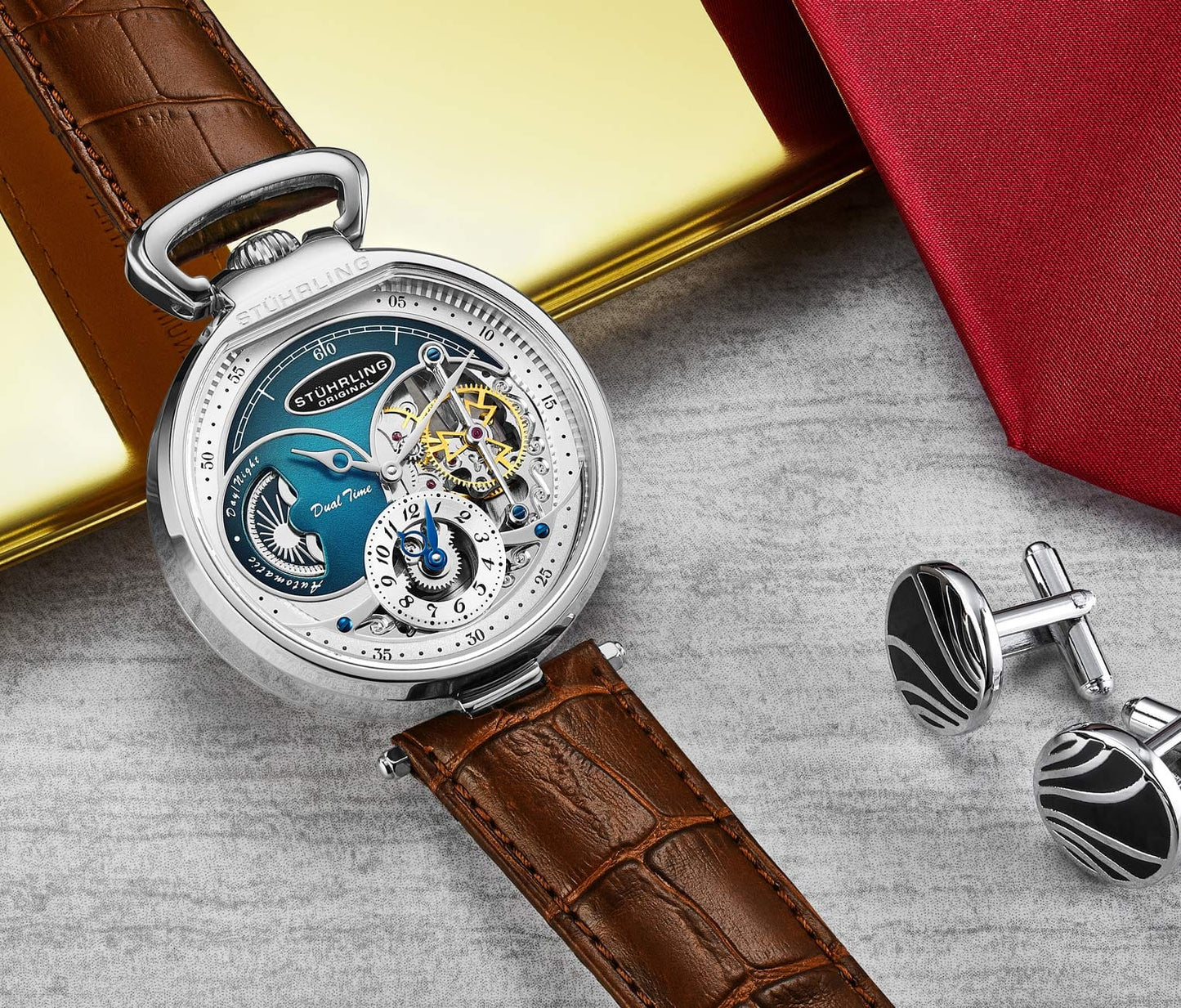 Modena Dual Time Automatic 4033 46mm Skeleton