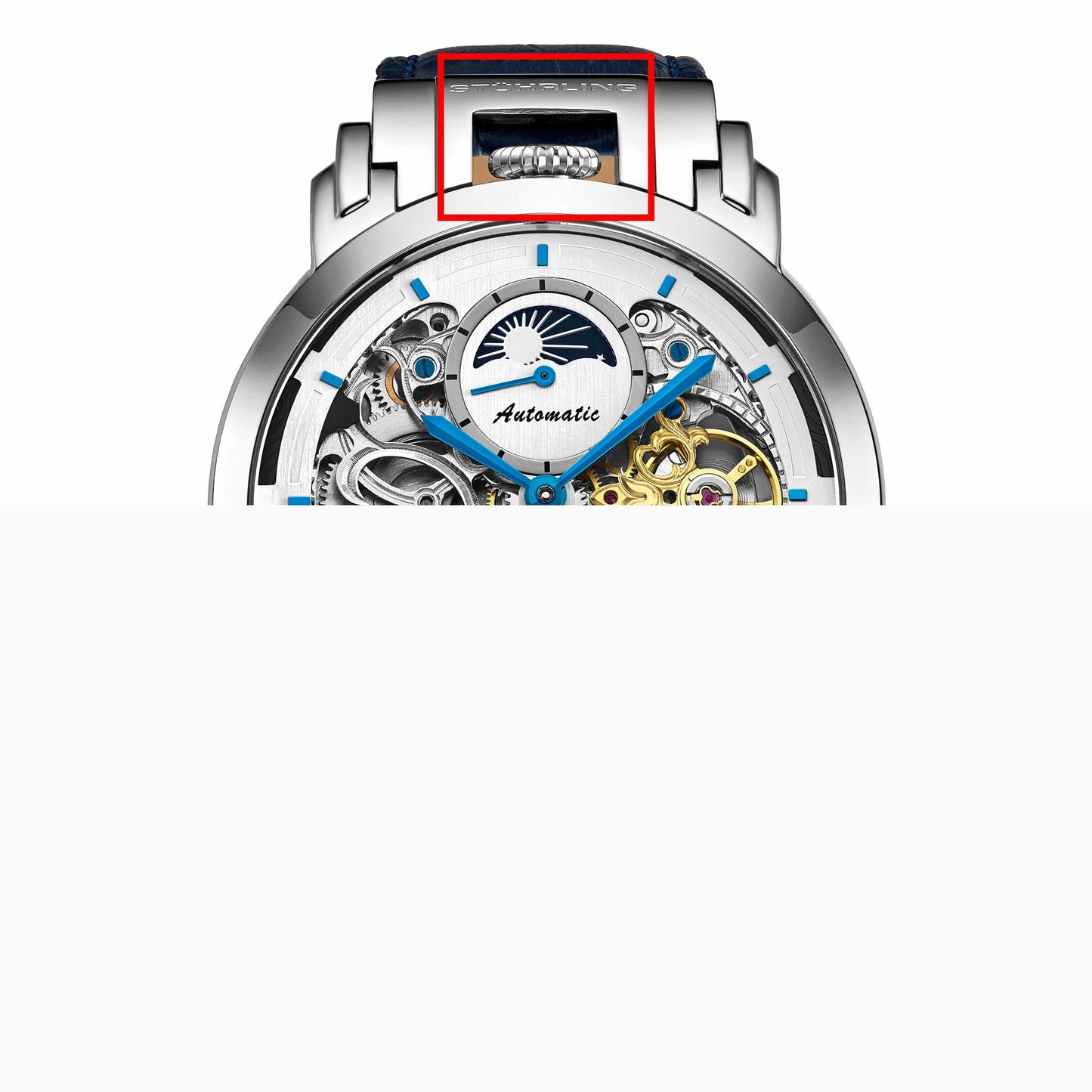 Silver 906 Crown and stem