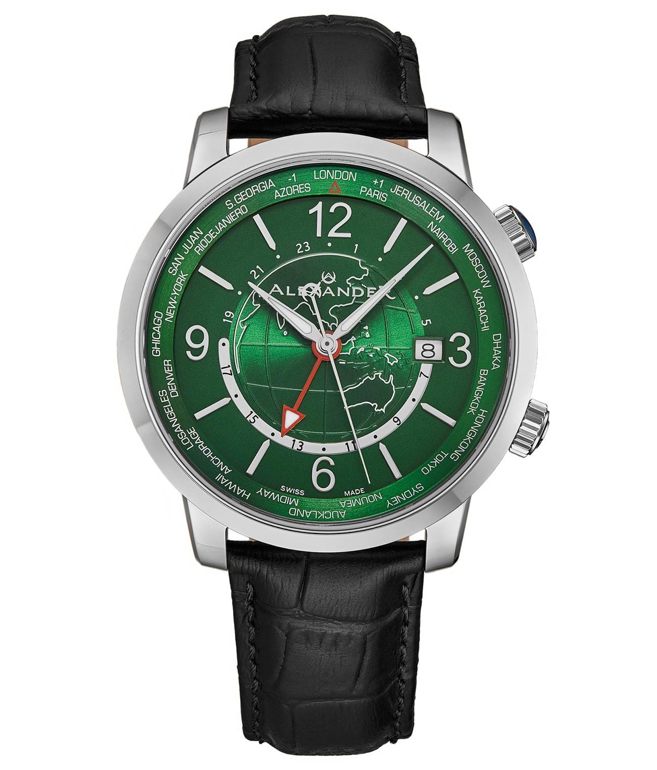 Green Swiss Made Journeyman A171A-04