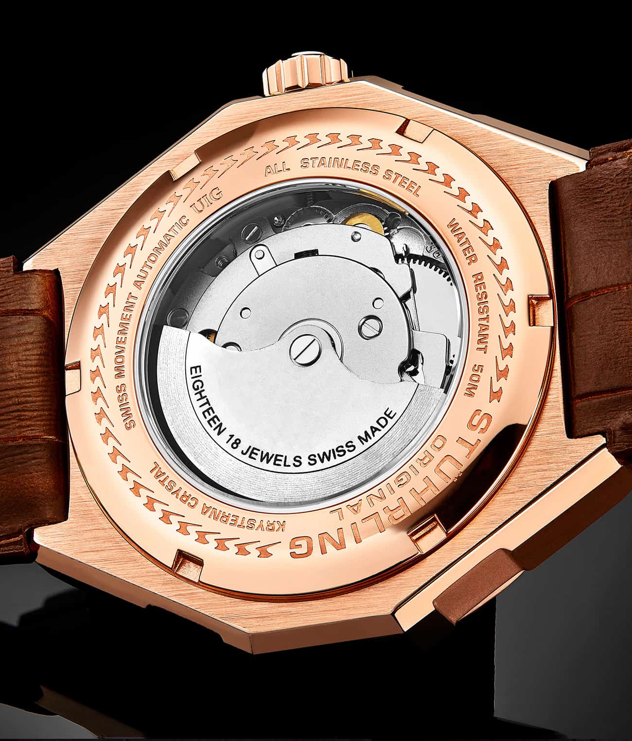 Swiss Automatic Gio 379 41mm Skeleton