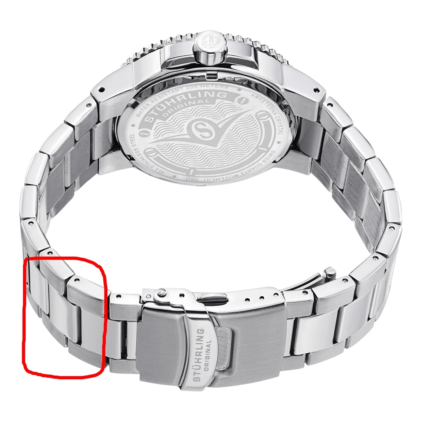 Set of 2 silver links for 749