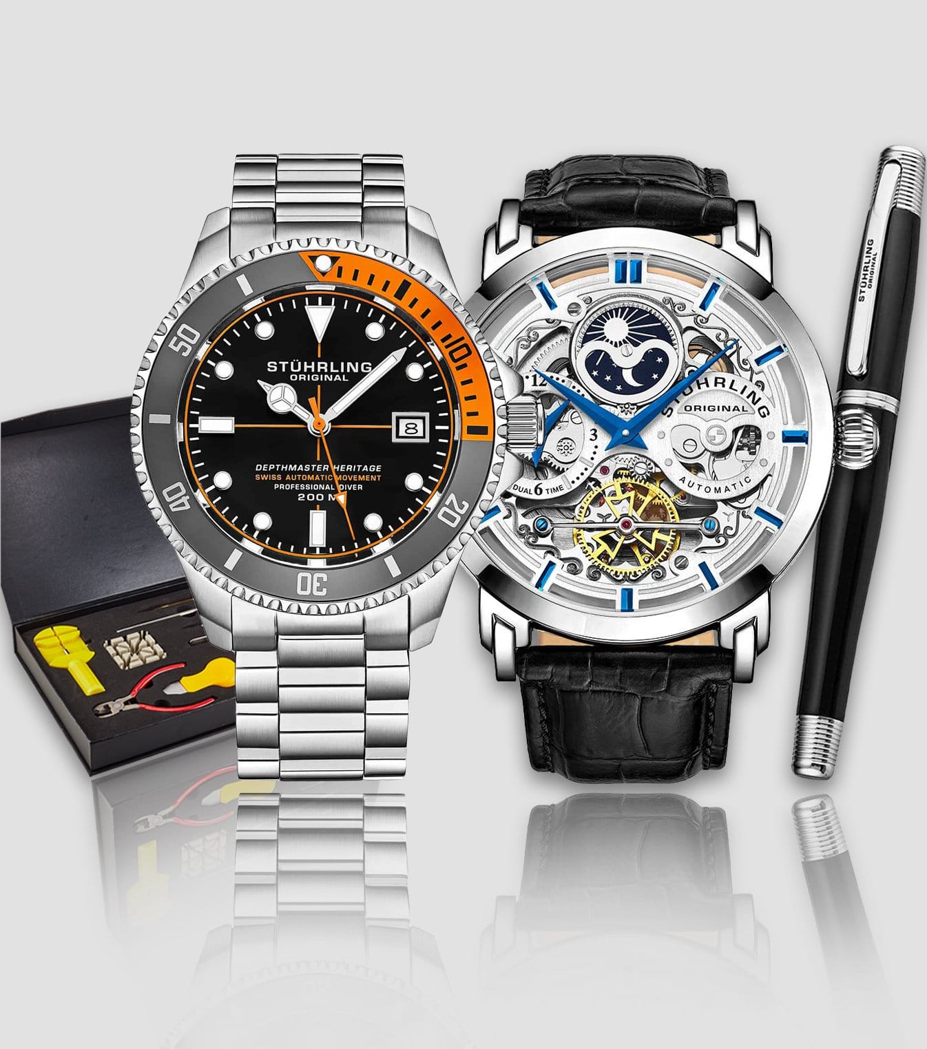 Anatol, Depthmaster Heritage, Signature Pen, and Watch Tool Kit