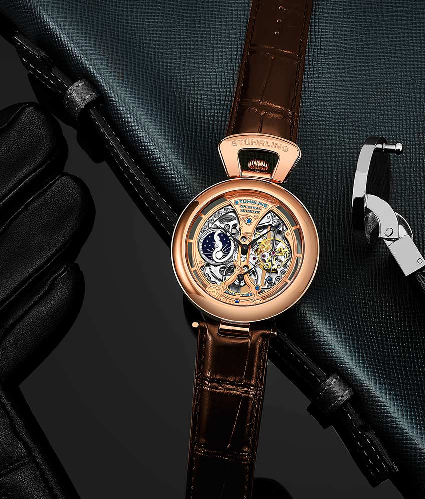 Rose Dial / Rose Case / Brown Band