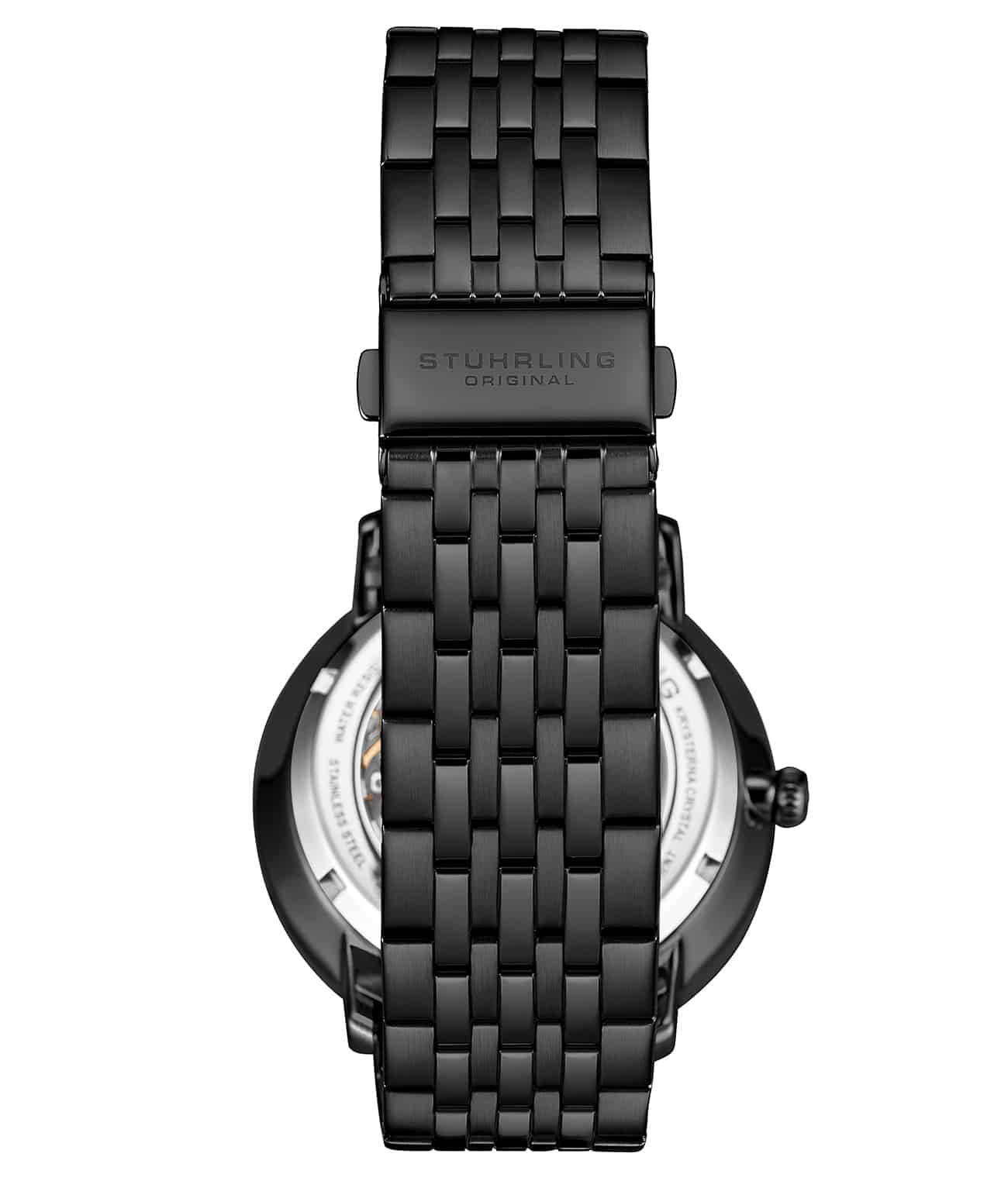 Black Dial / Black Case / Black Stainless Steel Bracelet Black Deployant Buckle