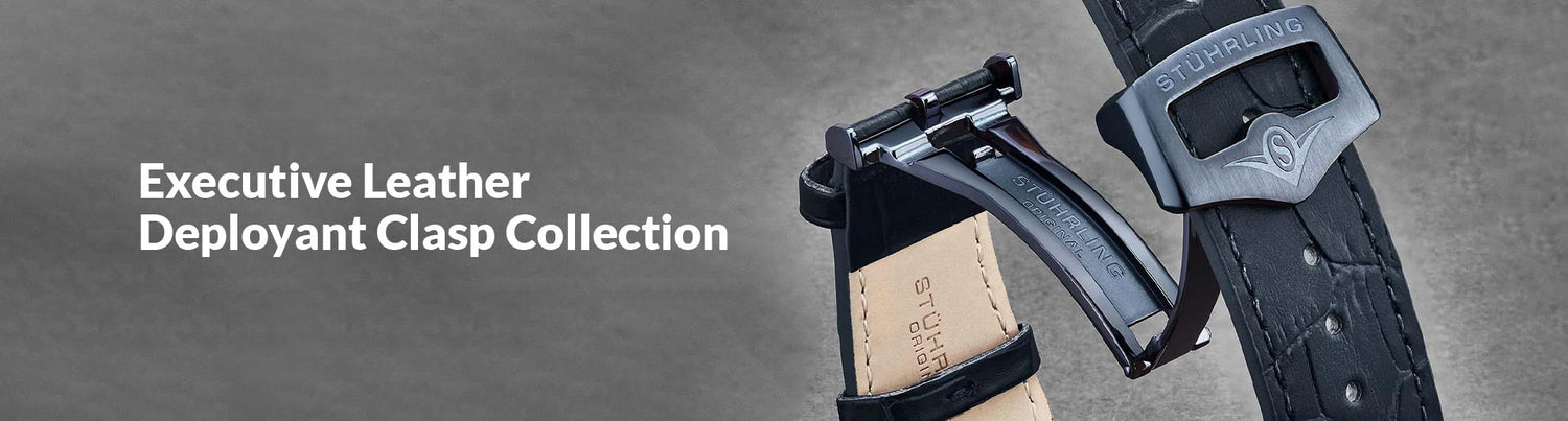 New Deployant Leather Watch Straps