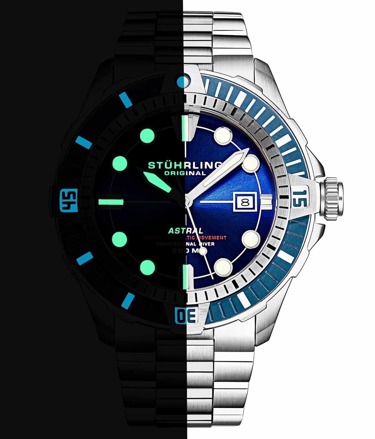 Swiss Automatic Astral 1005 45mm Watch