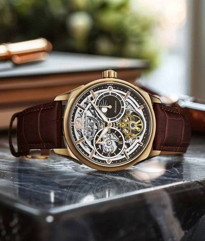 Vanguard 1019  Dual Time Automatic 42mm Skeleton