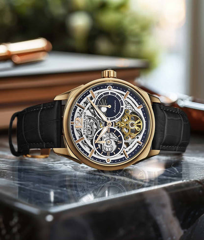 Vanguard 1019  Dual Time Automatic 42mm Skeleton