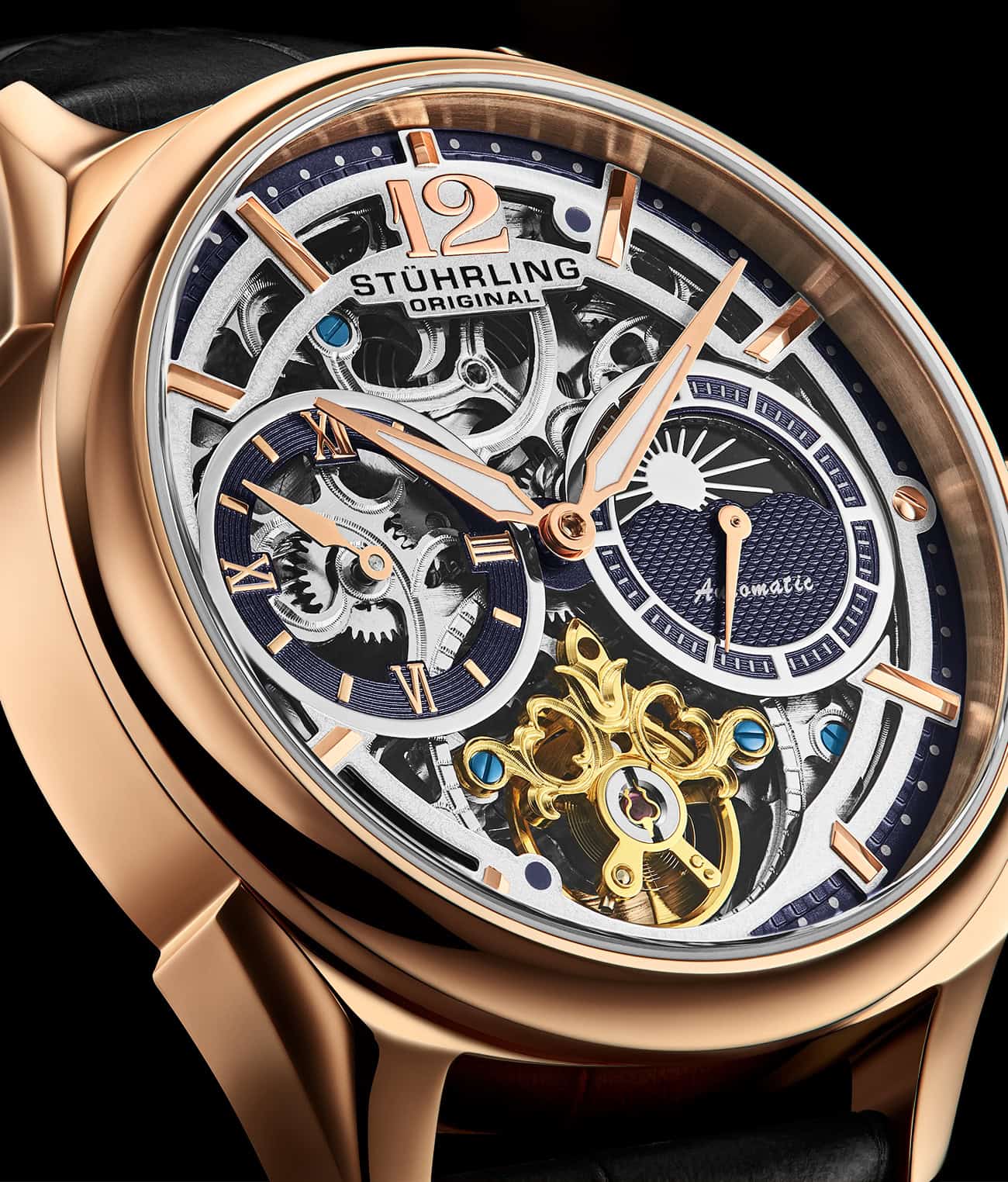 Vanguard 1019  Dual Time Automatic 42mm Skeleton