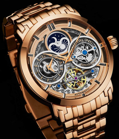 Luciano 371B Automatic 46mm Skeleton