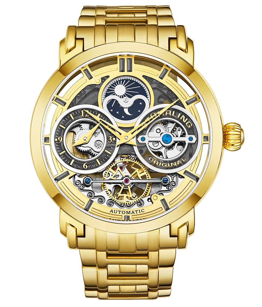 Luciano 371B Automatic 46mm Skeleton