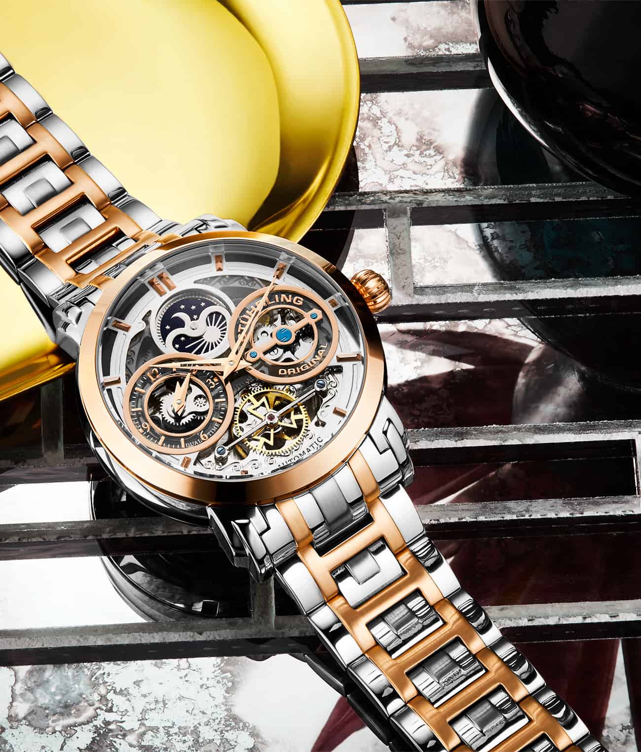 Luciano 371B Automatic 46mm Skeleton