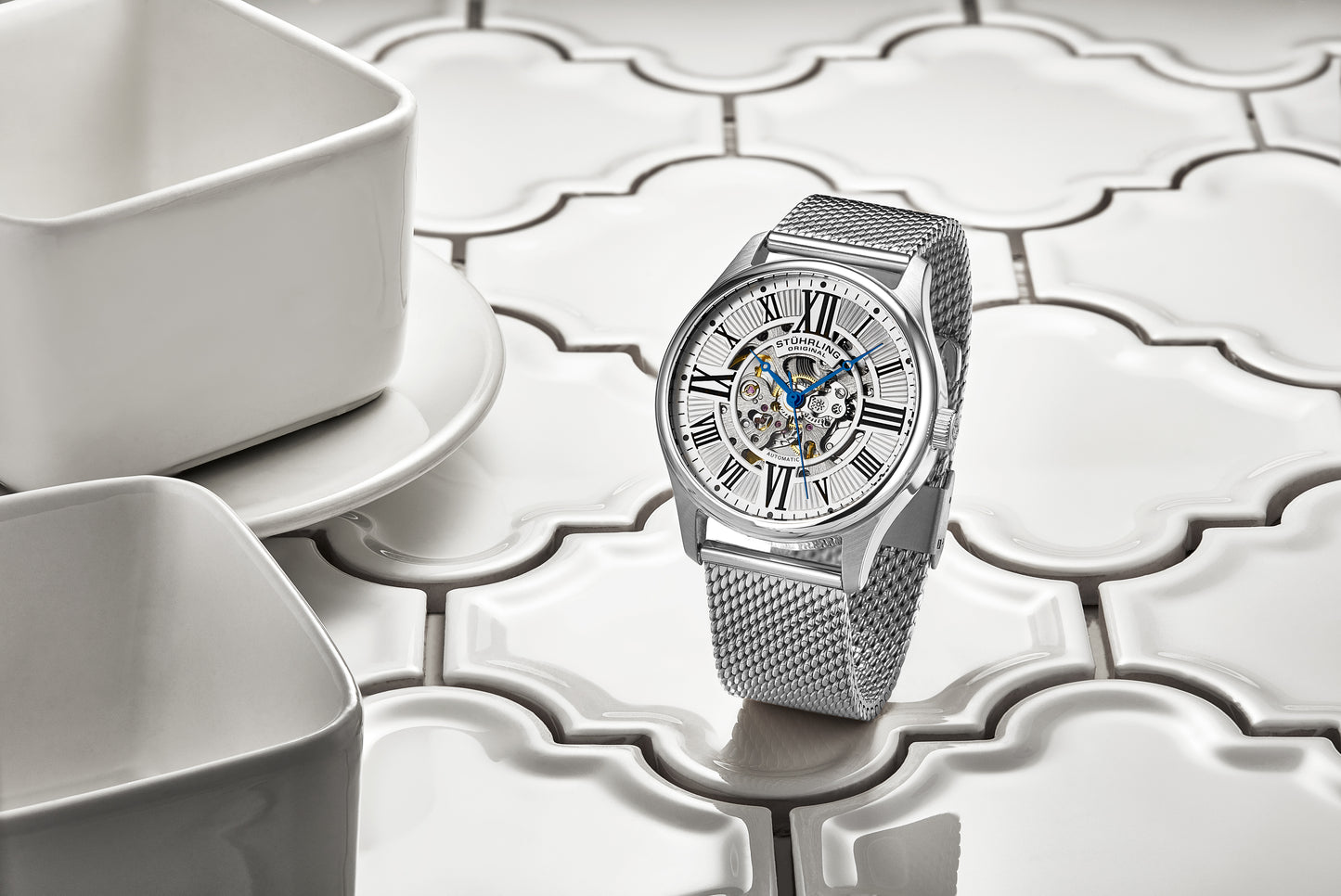 Fqbi Watches Atrium Elite 747M Automatic 42mm Skeleton