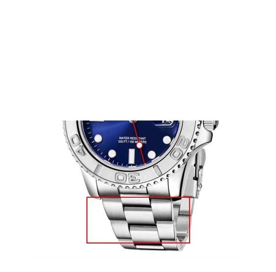 Set of two silver 3967 links