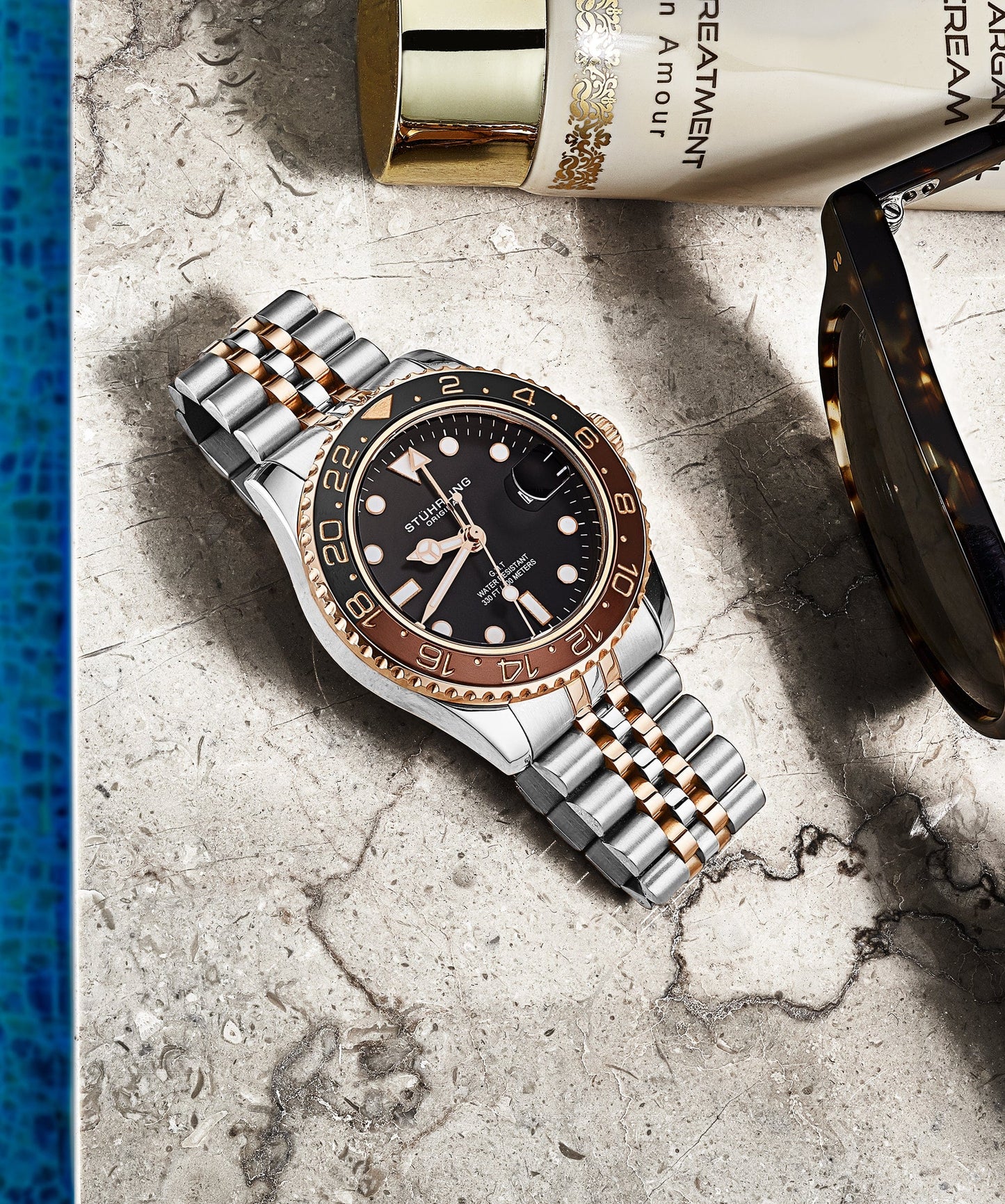 Meridian 3968 GMT Quartz 42mm Diver