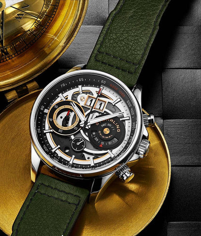 Ace Aviator Chronograph & Tachymeter 4010 Quartz 45mm