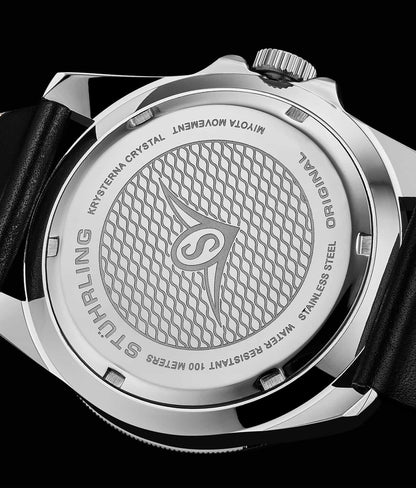 CarbonWave Japanese Quartz 42mm Dive Watch 4027