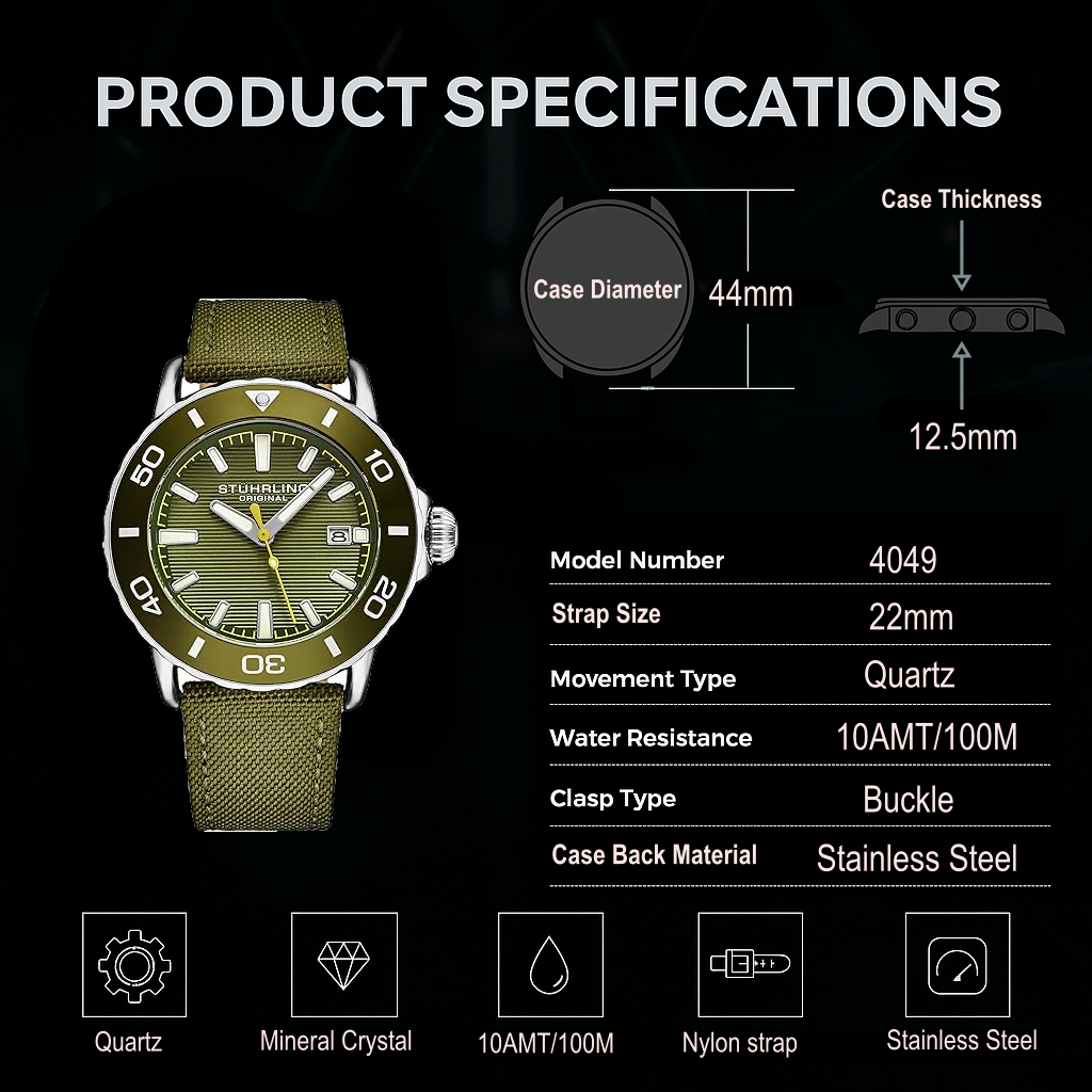 Fqbi Watches Voyager 4049 44mm