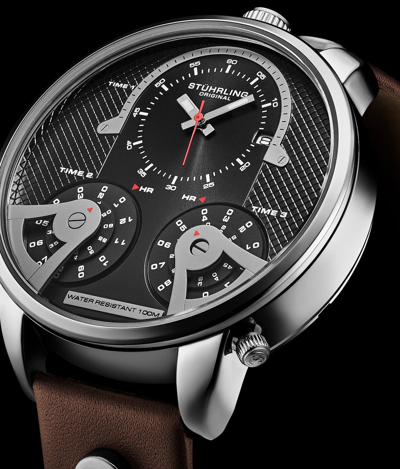 TerraTime Triple-Time Quartz 50mm