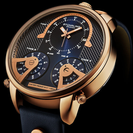 TerraTime Triple-Time Quartz 50mm