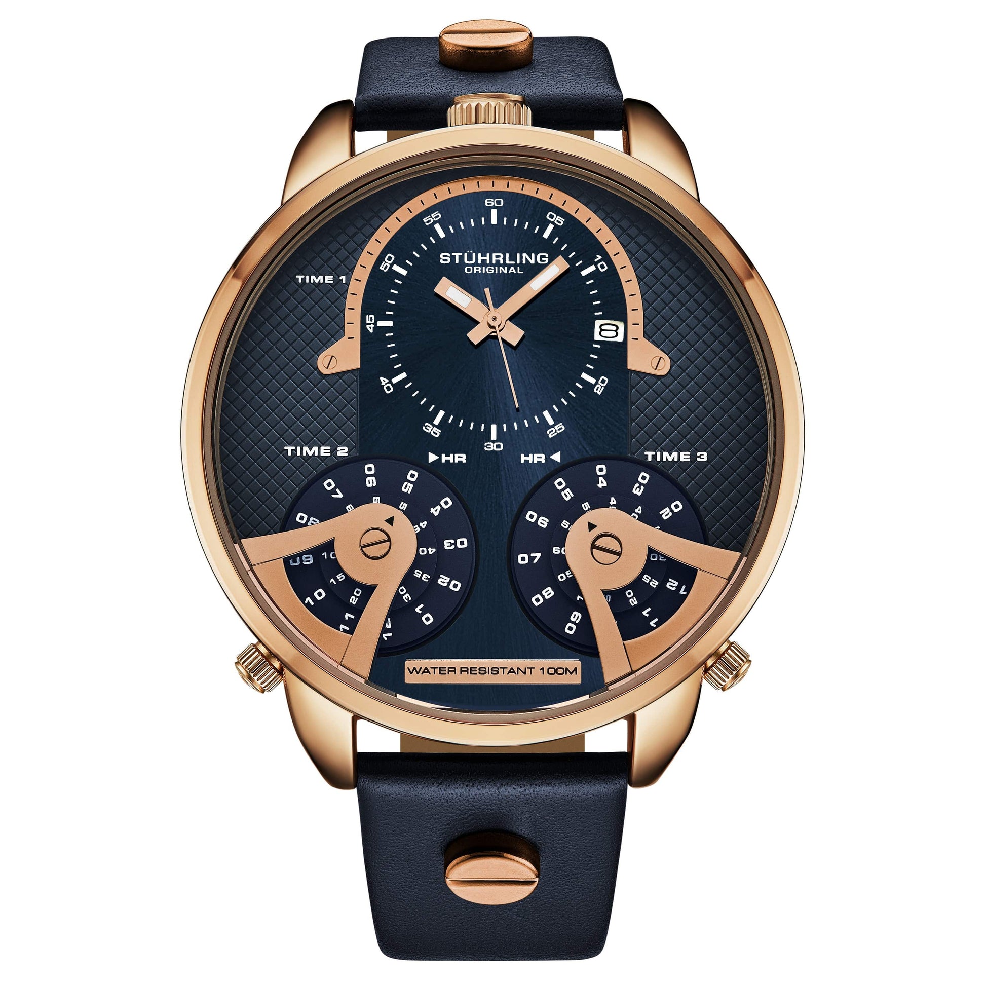 TerraTime Triple-Time Quartz 50mm
