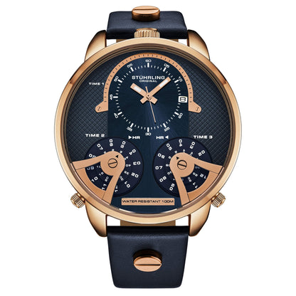 TerraTime Triple-Time Quartz 50mm
