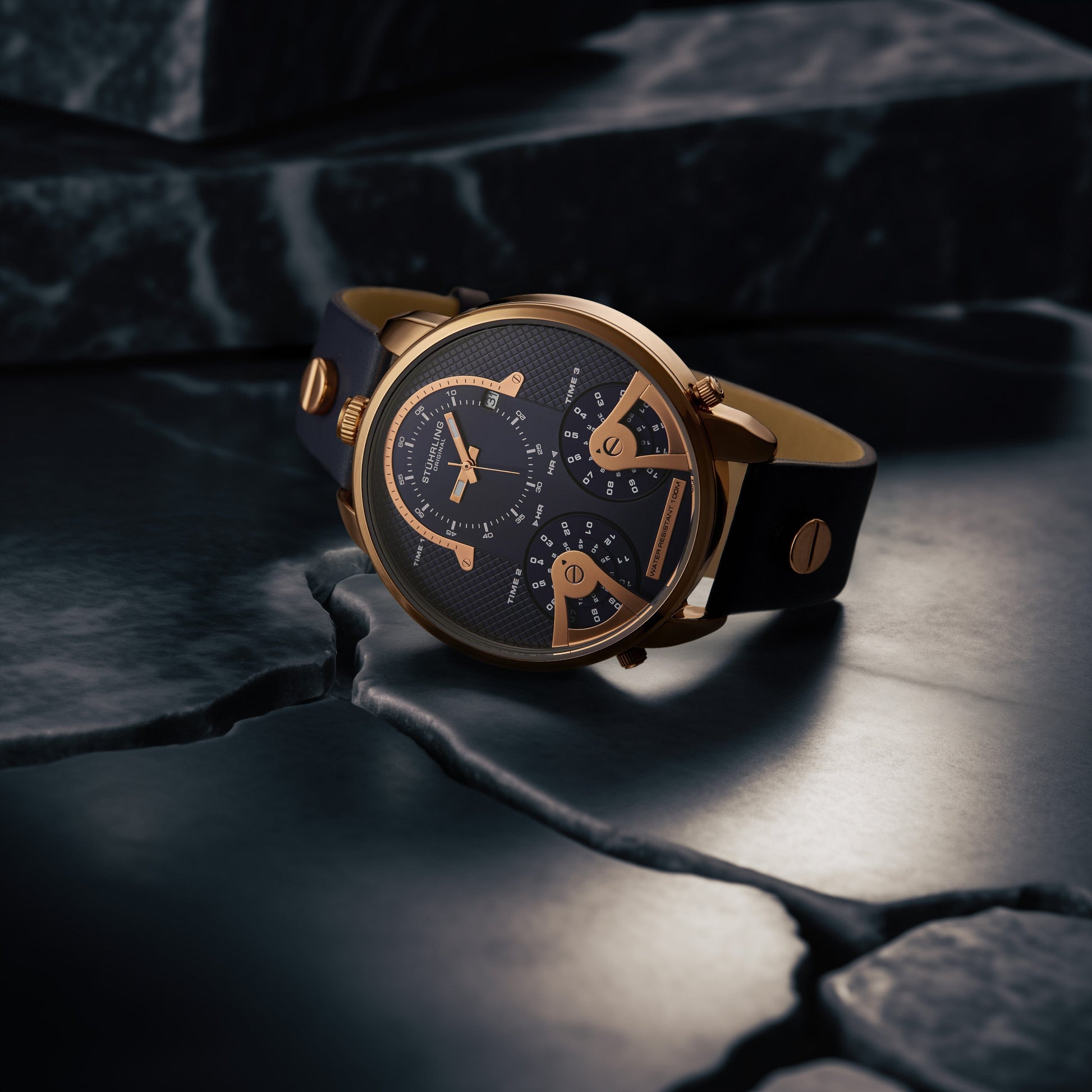 TerraTime Triple-Time Quartz 50mm