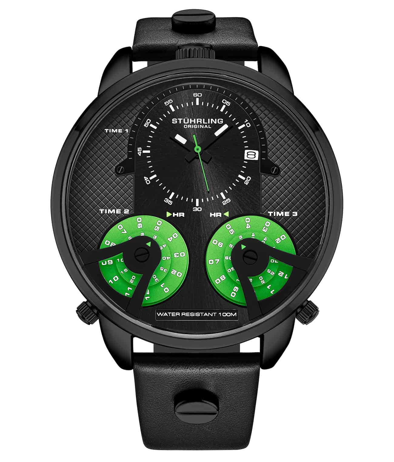 TerraTime Triple-Time Quartz 50mm