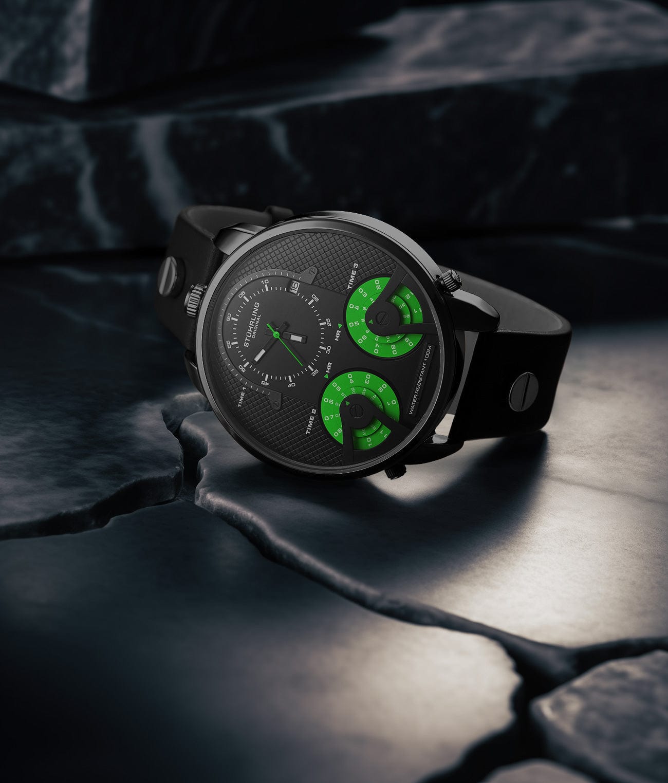 TerraTime Triple-Time Quartz 50mm