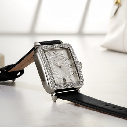 Fqbi Watches VivreLuxe 4060L 34mm Rectangle Ladies Quartz Fashion Watch