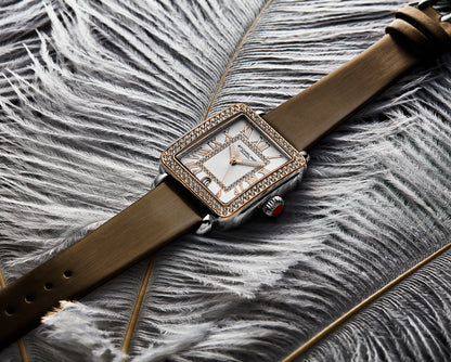 Fqbi Watches VivreLuxe 4060L 34mm Rectangle Ladies Quartz Fashion Watch