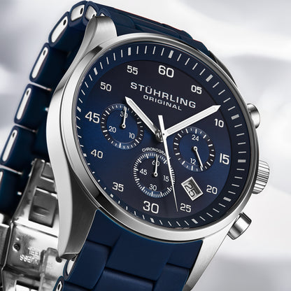 Fqbi Watches Velocity 4076 Mens Quartz 43mm