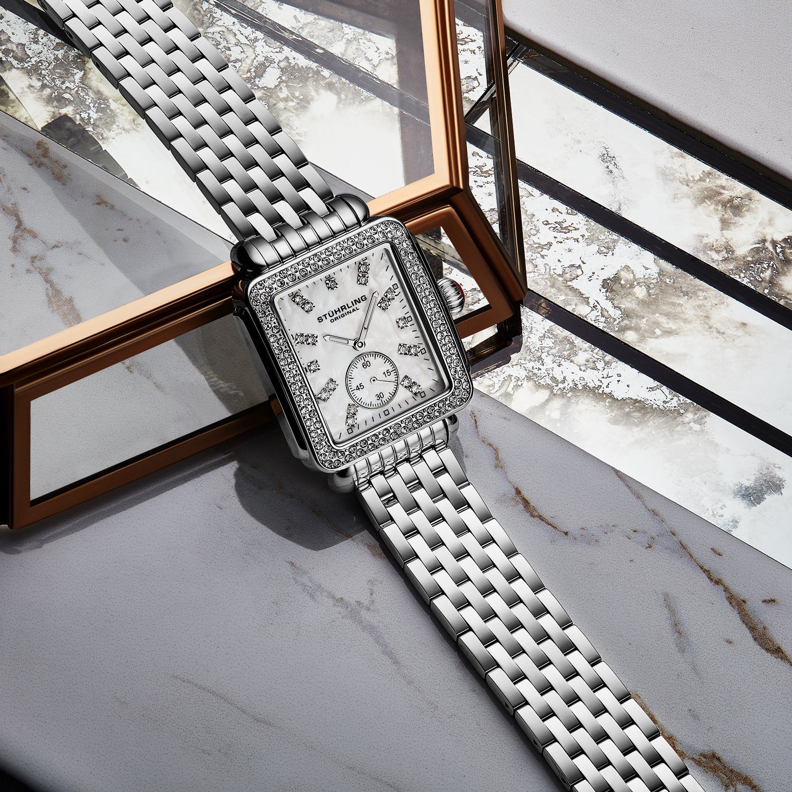 fqbihsj Aurielle 4090 Rectangle watch