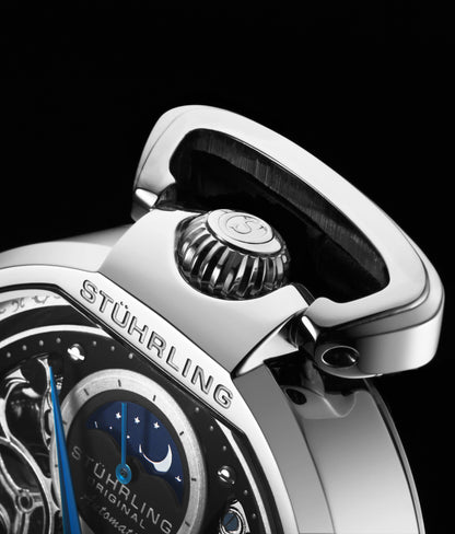 Fqbi Watches Modena 3954 Dual Time Automatic 46mm Skeleton