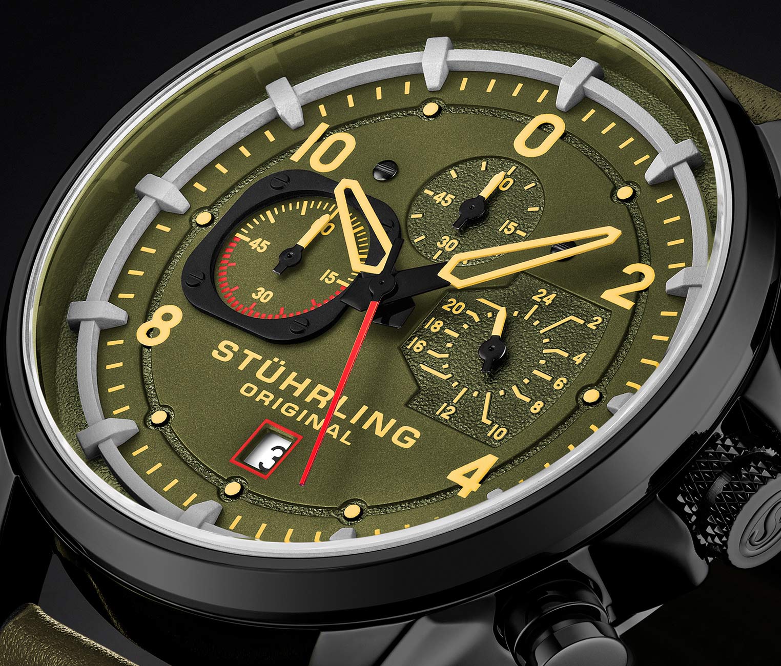 Volda 929 Aviator 45mm Quartz Watch