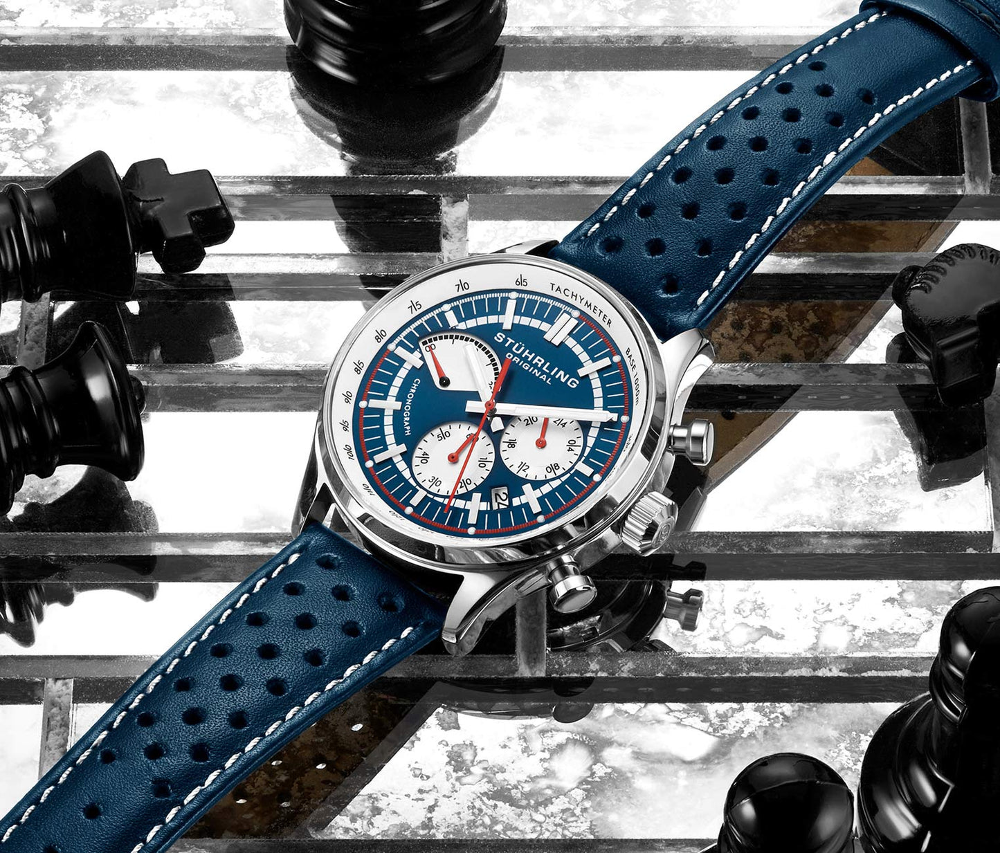 Monaco 934 Quartz 42mm Chronograph