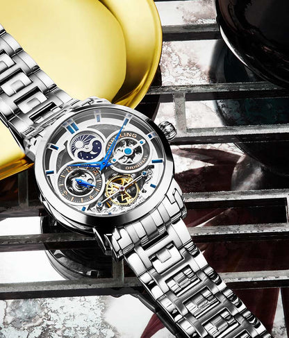 Luciano 371B Automatic 46mm Skeleton