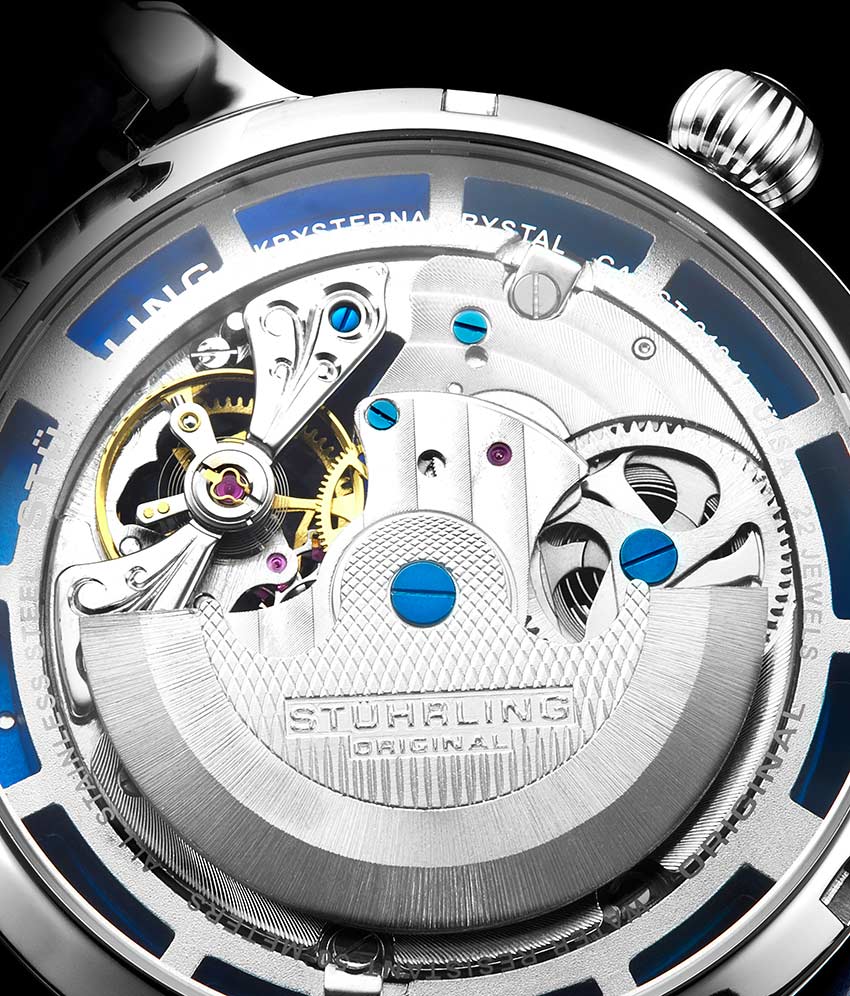 Luciano 371B Automatic 46mm Skeleton