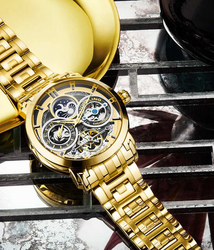 Luciano 371B Automatic 46mm Skeleton