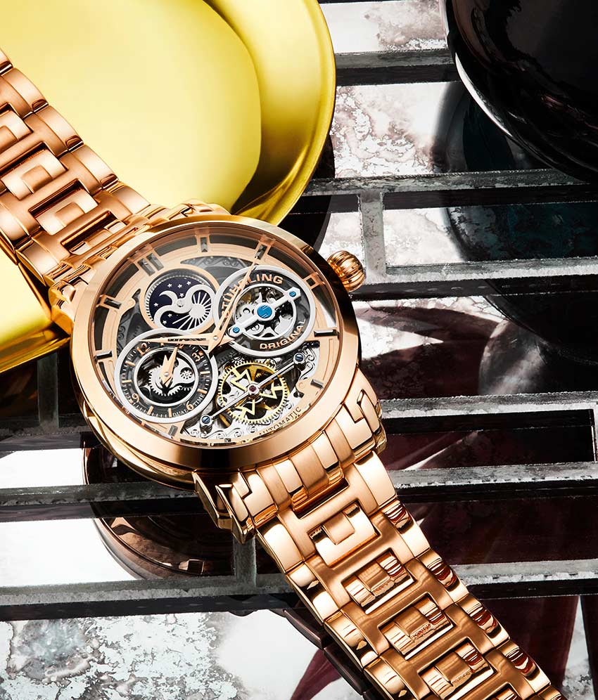 Luciano 371B Automatic 46mm Skeleton