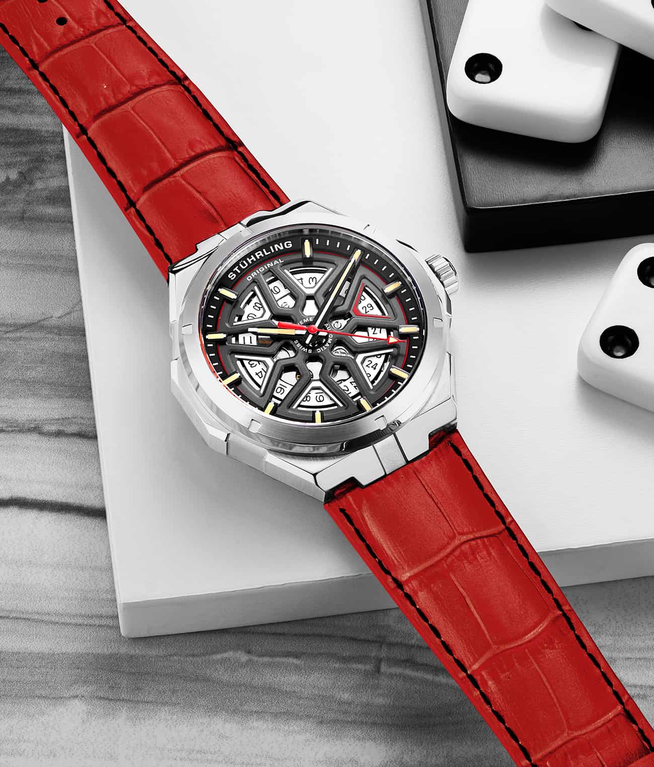 Swiss Automatic Gio 379 41mm Skeleton