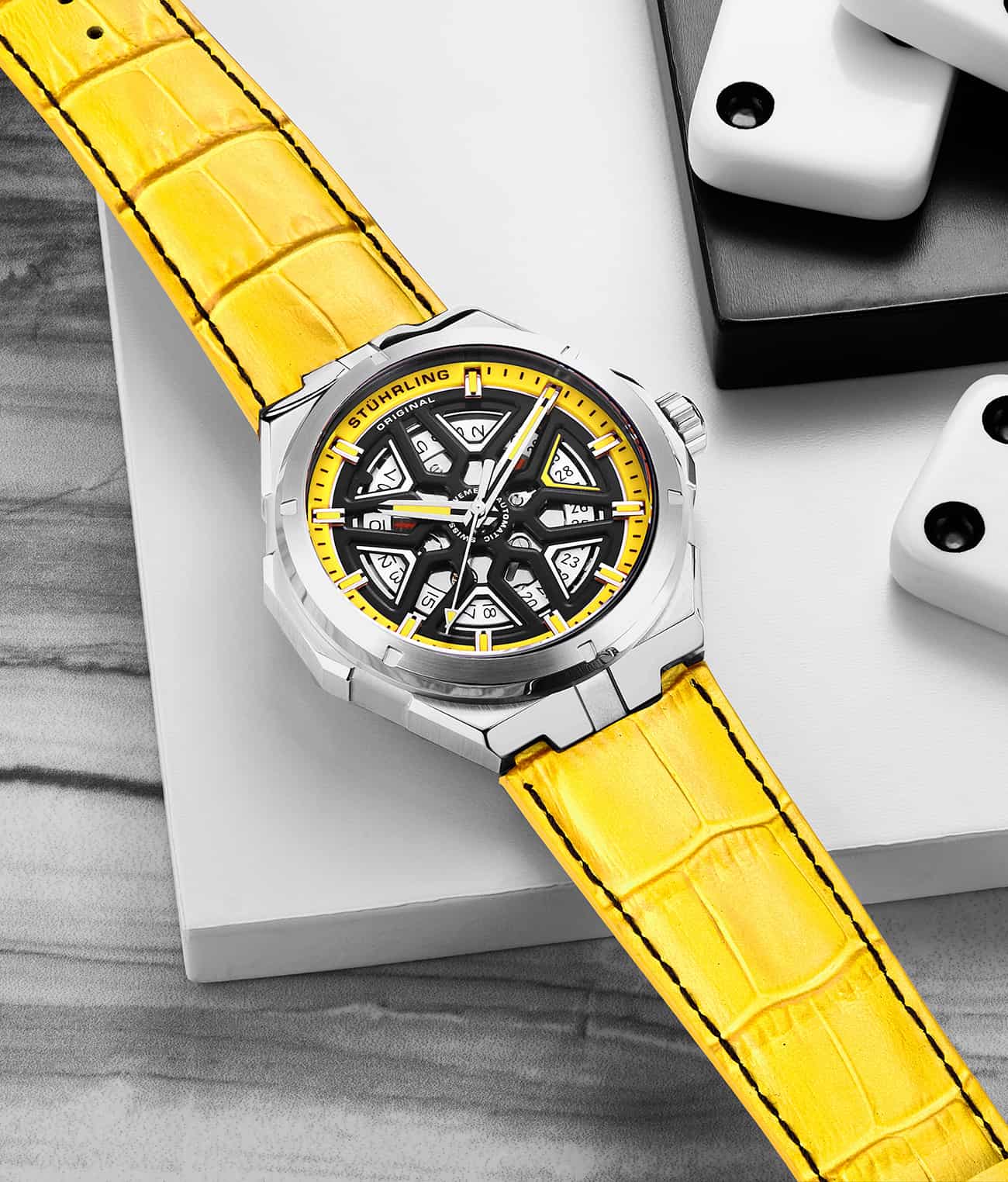 Swiss Automatic Gio 379 41mm Skeleton