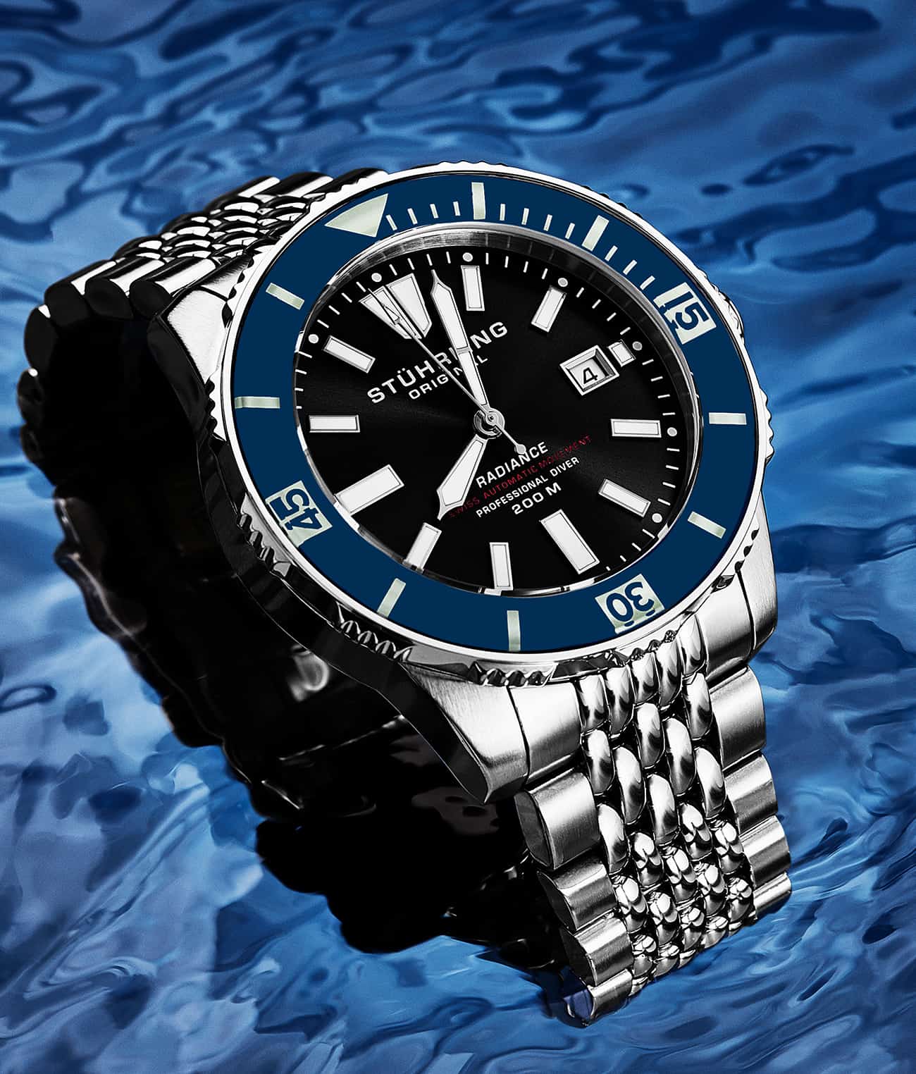 Swiss Automatic Super Luminova Radiance 1006 43mm Watch