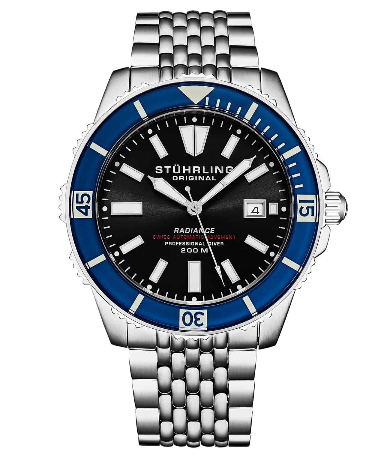 Swiss Automatic Super Luminova Radiance 1006 43mm Watch