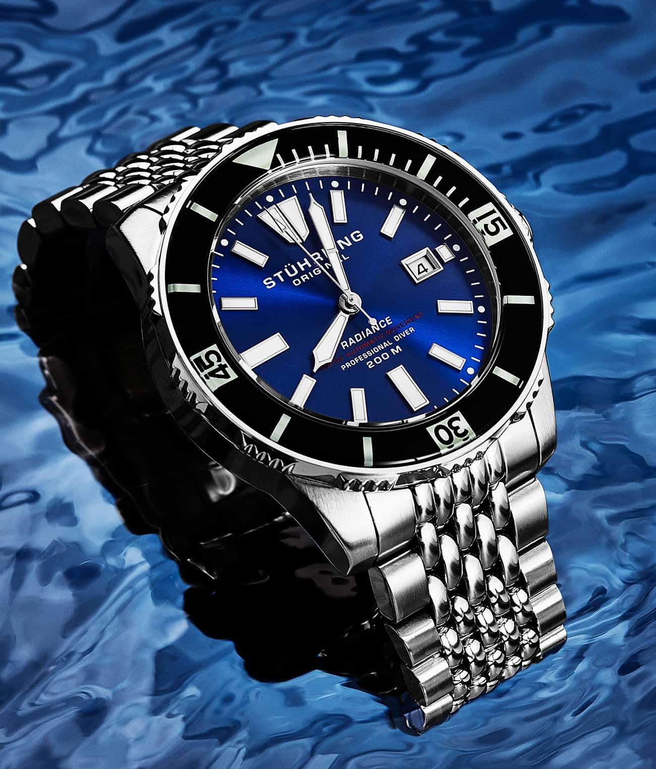 Swiss Automatic Super Luminova Radiance 1006 43mm Watch