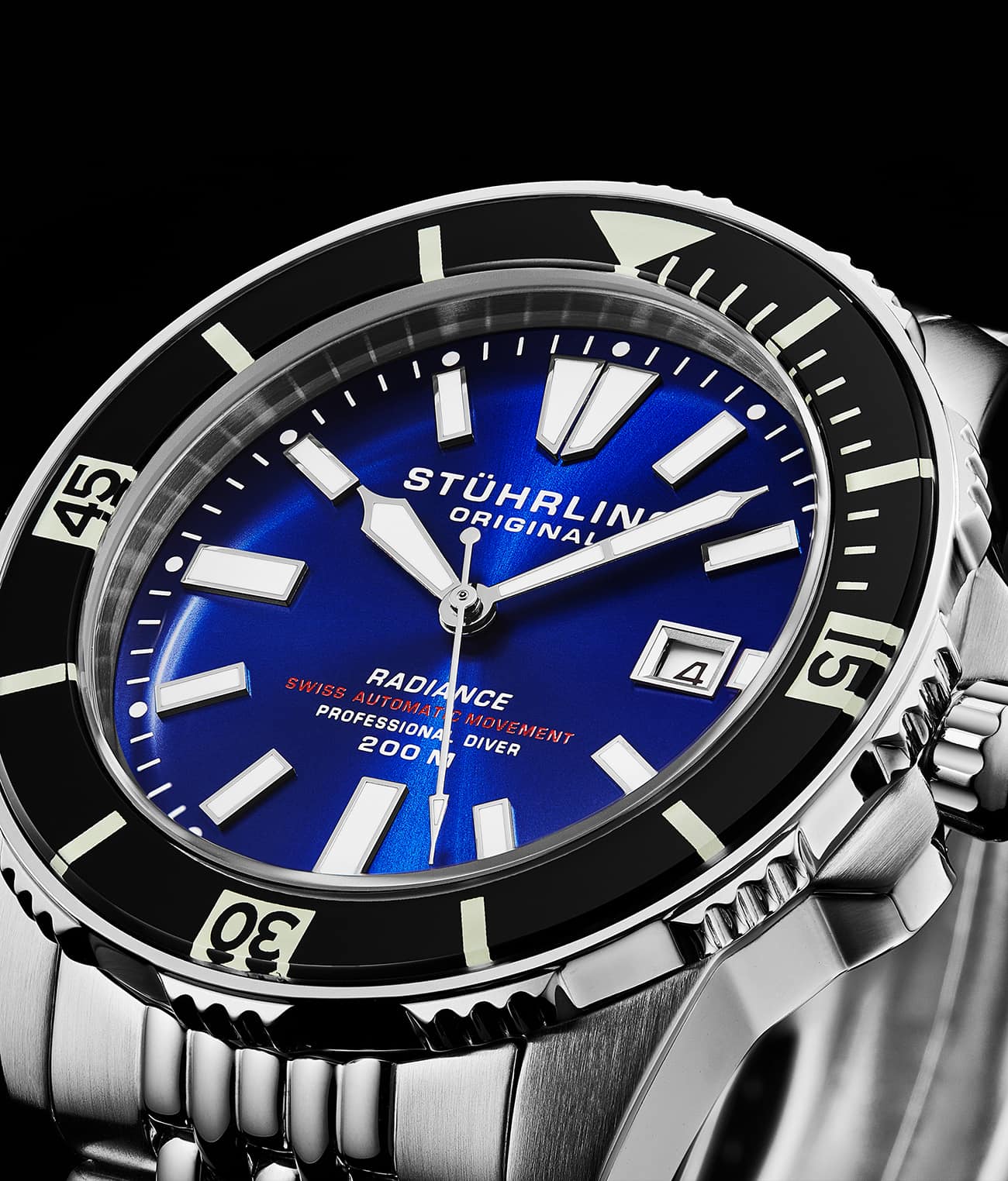 Swiss Automatic Super Luminova Radiance 1006 43mm Watch