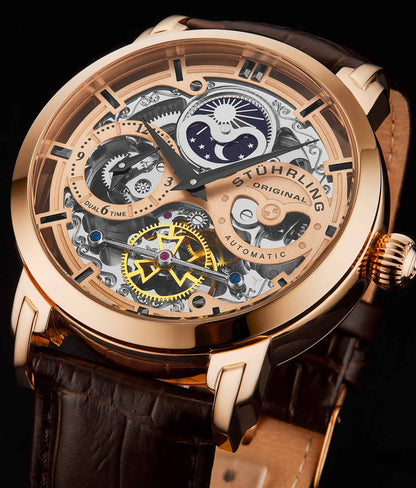 Anatol Dual Time 371 Automatic 46mm Skeleton