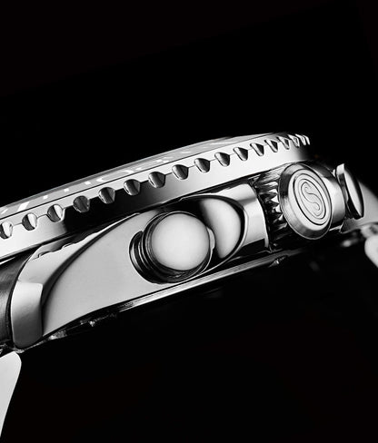 Brigadier Quartz Chronograph 42mm Diver With Stainless Steel Deployant Buckle