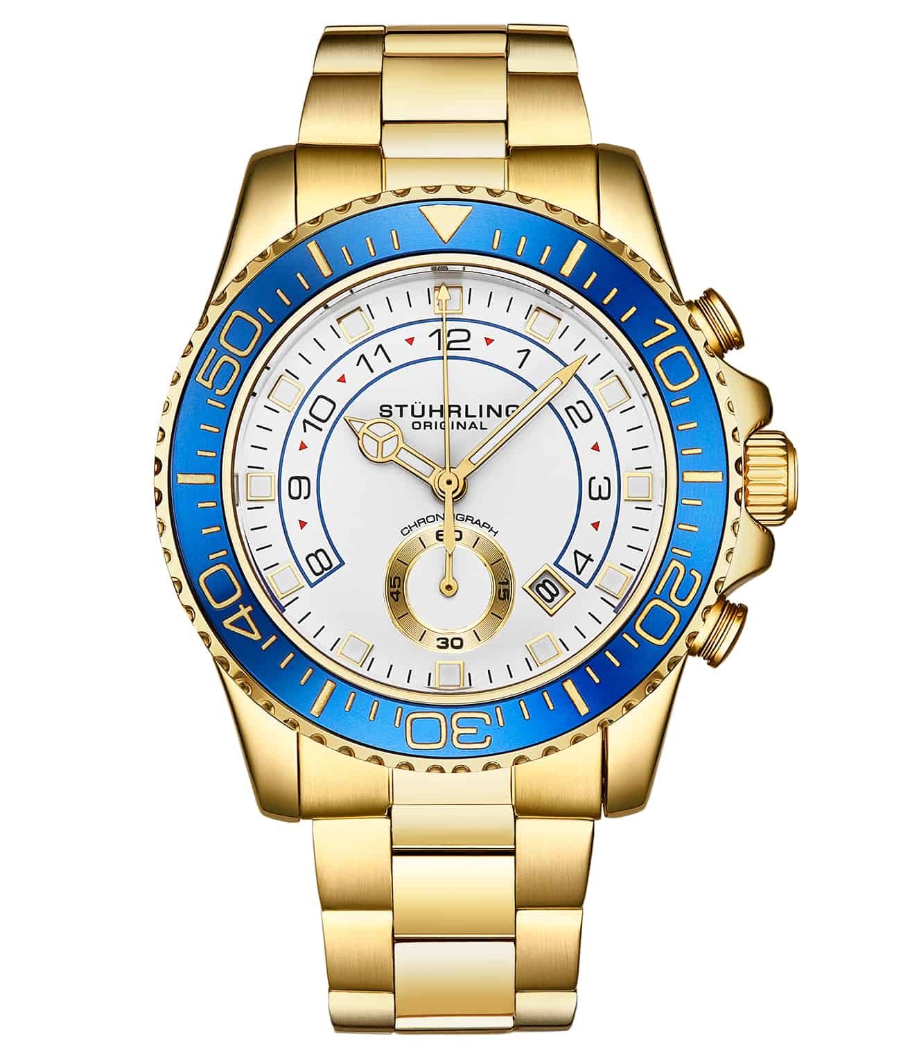 Brigadier Quartz Chronograph 42mm Diver With Stainless Steel Deployant Buckle