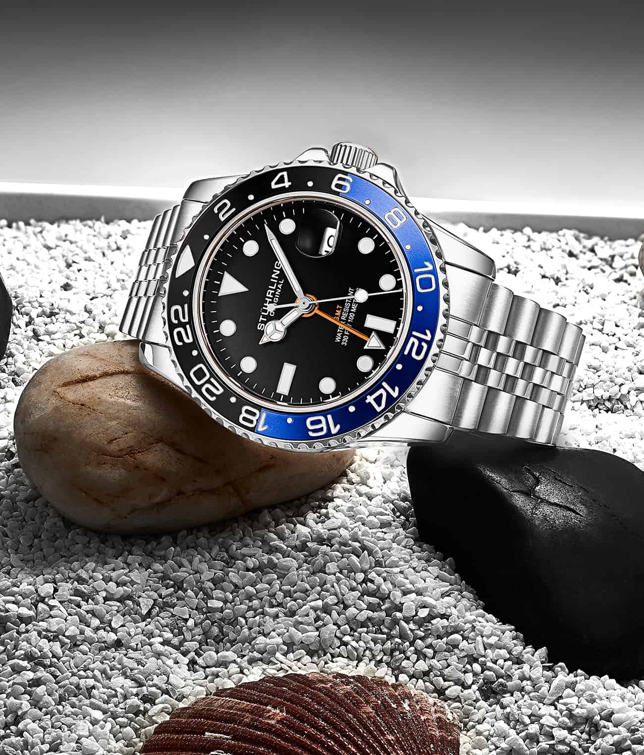 Meridian 3968 GMT Quartz 42mm Diver